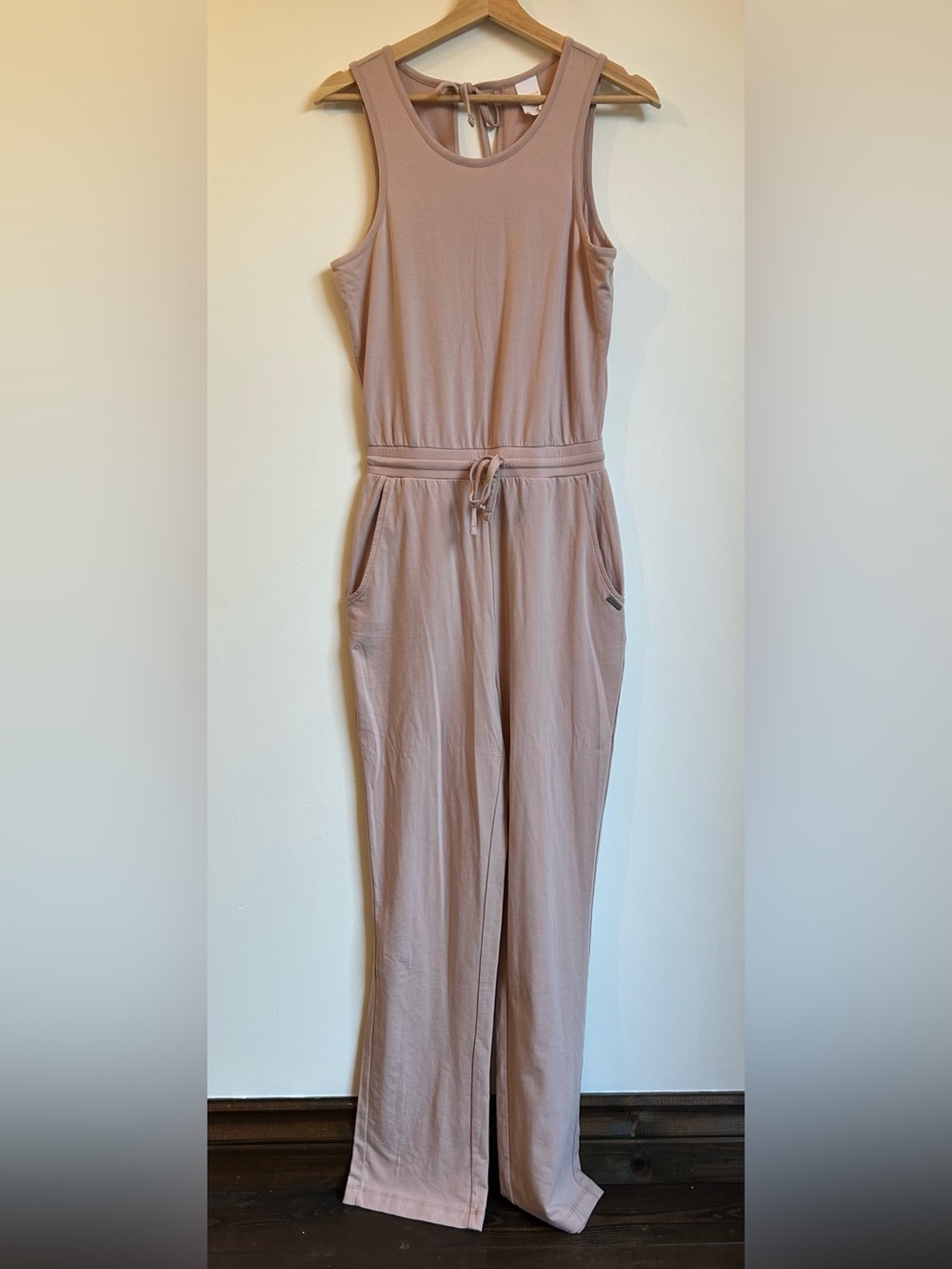Lolë Women's Pink Mauve Sleeveless Knit Lounge Jumpsuit XS